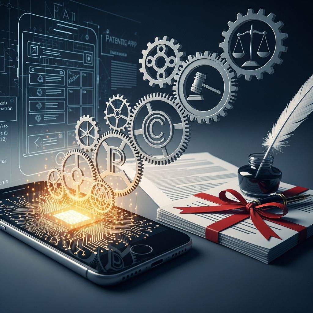 Unlock the process of securing patents for mobile apps: from eligibility checks to filing strategies and protection tips.