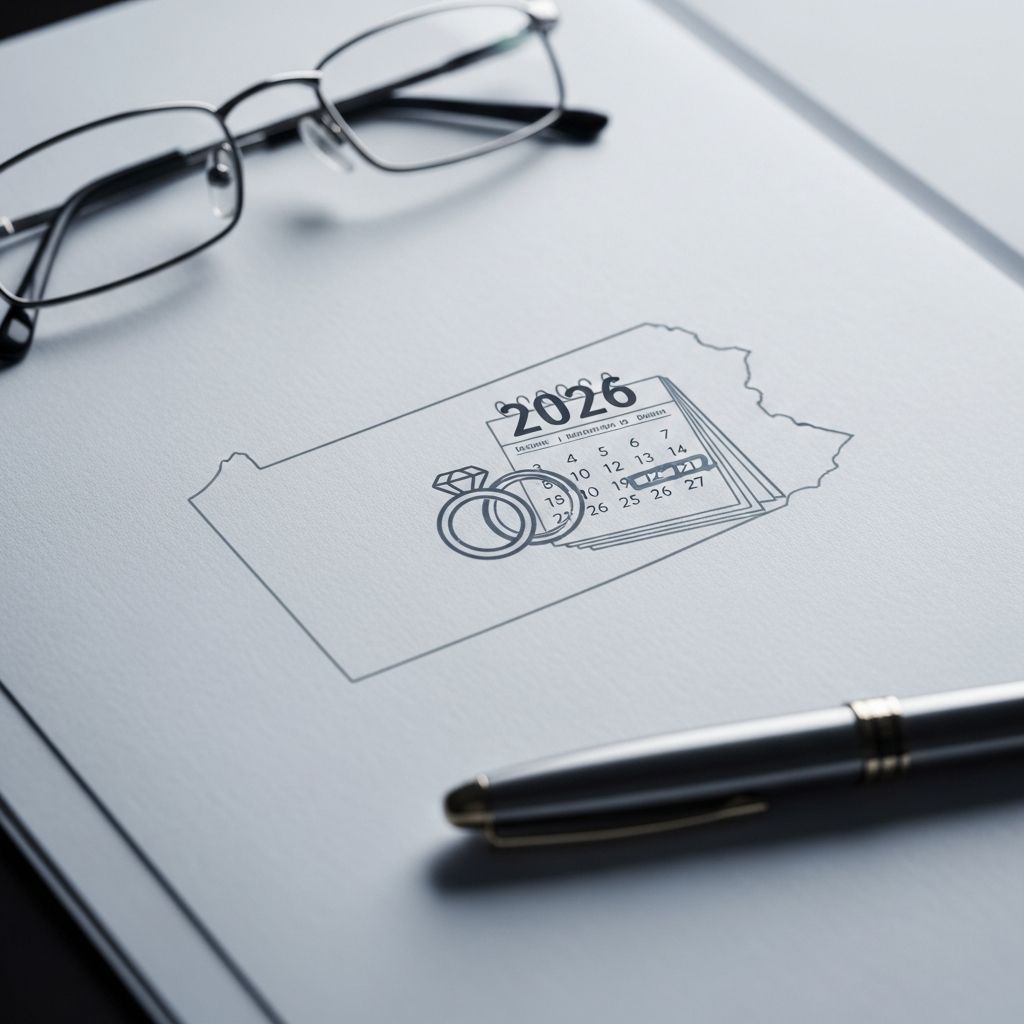Comprehensive 2026 guide to filing for divorce in Pennsylvania: residency rules, grounds, steps, property division, and essential tips for a smooth process.