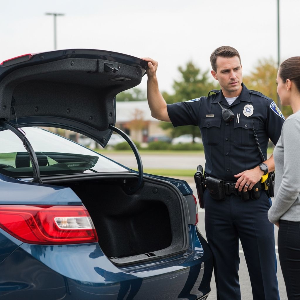 Understand when law enforcement can legally search your car's trunk and your Fourth Amendment protections.