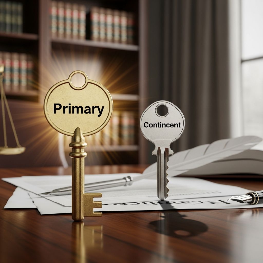 Primary vs Contingent Beneficiaries Explained Master the difference between primary and contingent beneficiaries to secure your legacy and avoid probate pitfalls effectively.