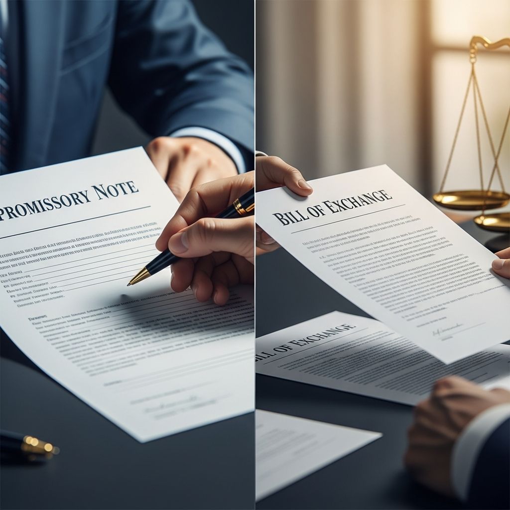 Unravel the essential differences between promissory notes and bills of exchange to choose the right financial instrument for your transactions.