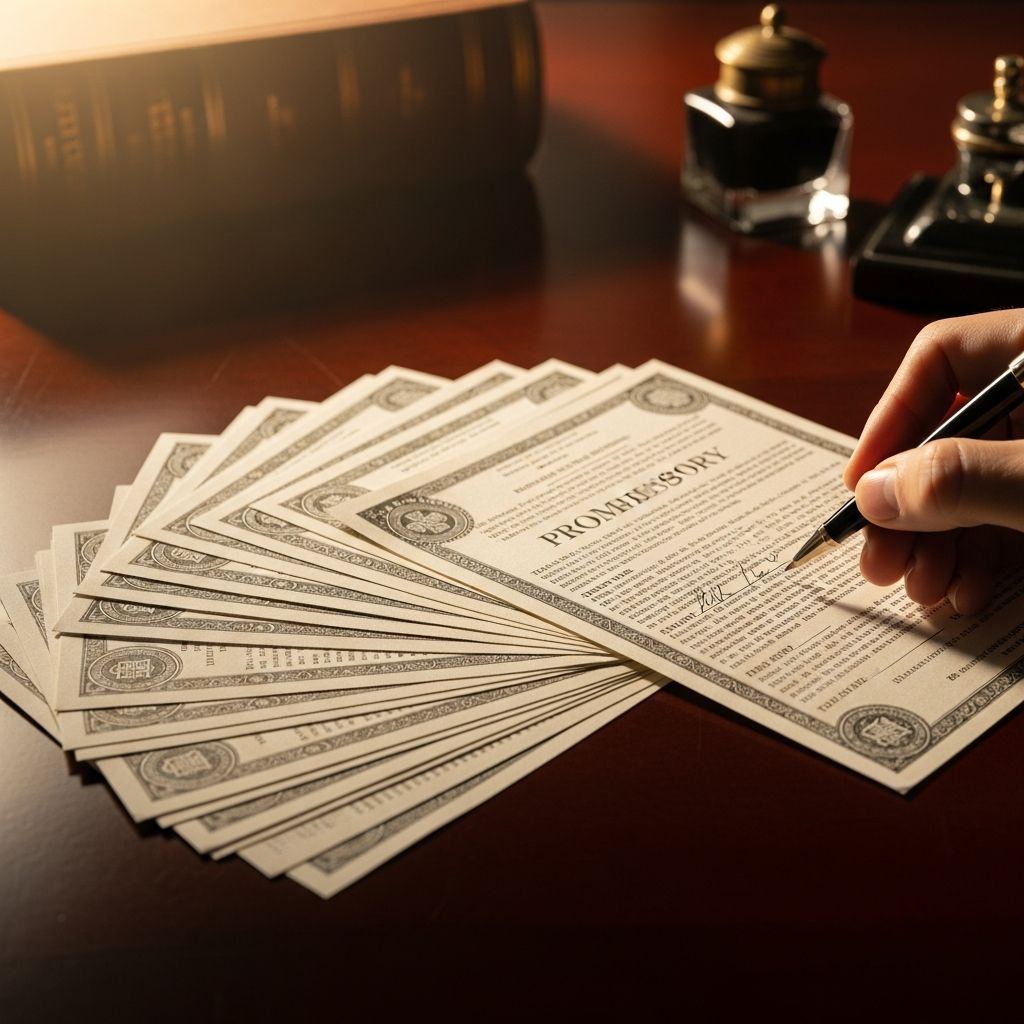 Comprehensive guide to promissory notes: definitions, types, essential components, and practical uses for secure lending.
