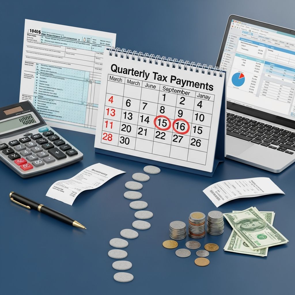 Master quarterly tax obligations: Learn calculation methods, deadlines, and strategies to avoid penalties.