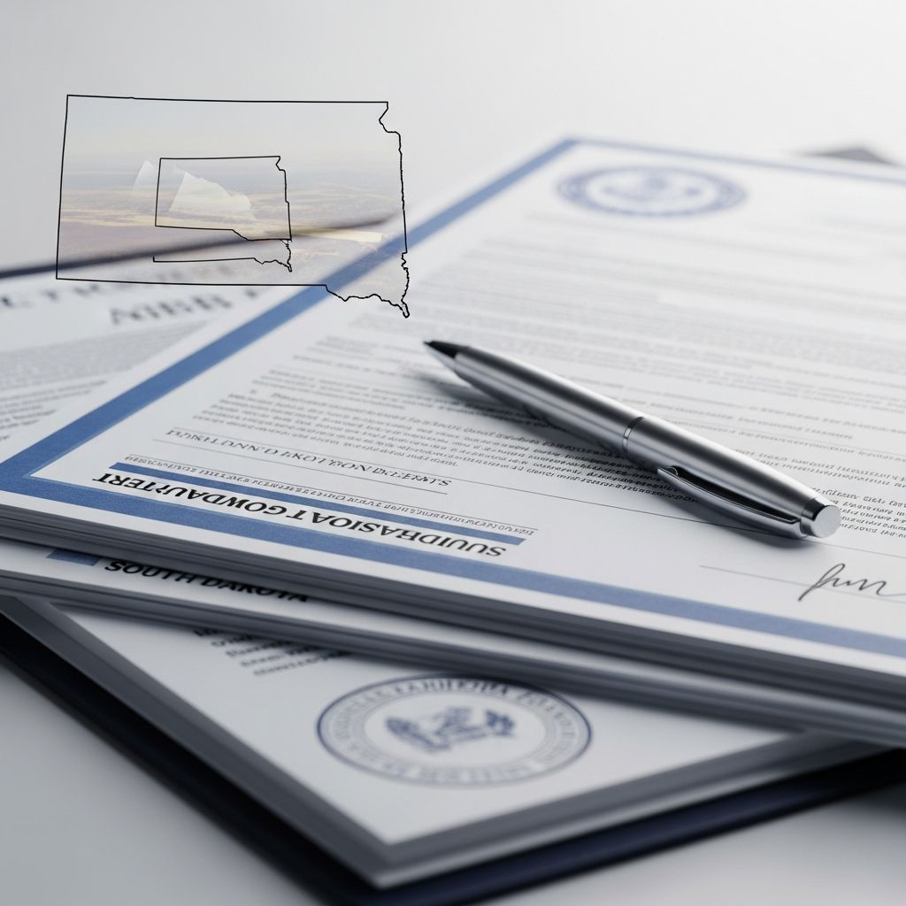 Complete guide to filing a DBA in South Dakota: steps, costs, requirements, and maintenance for your business name.