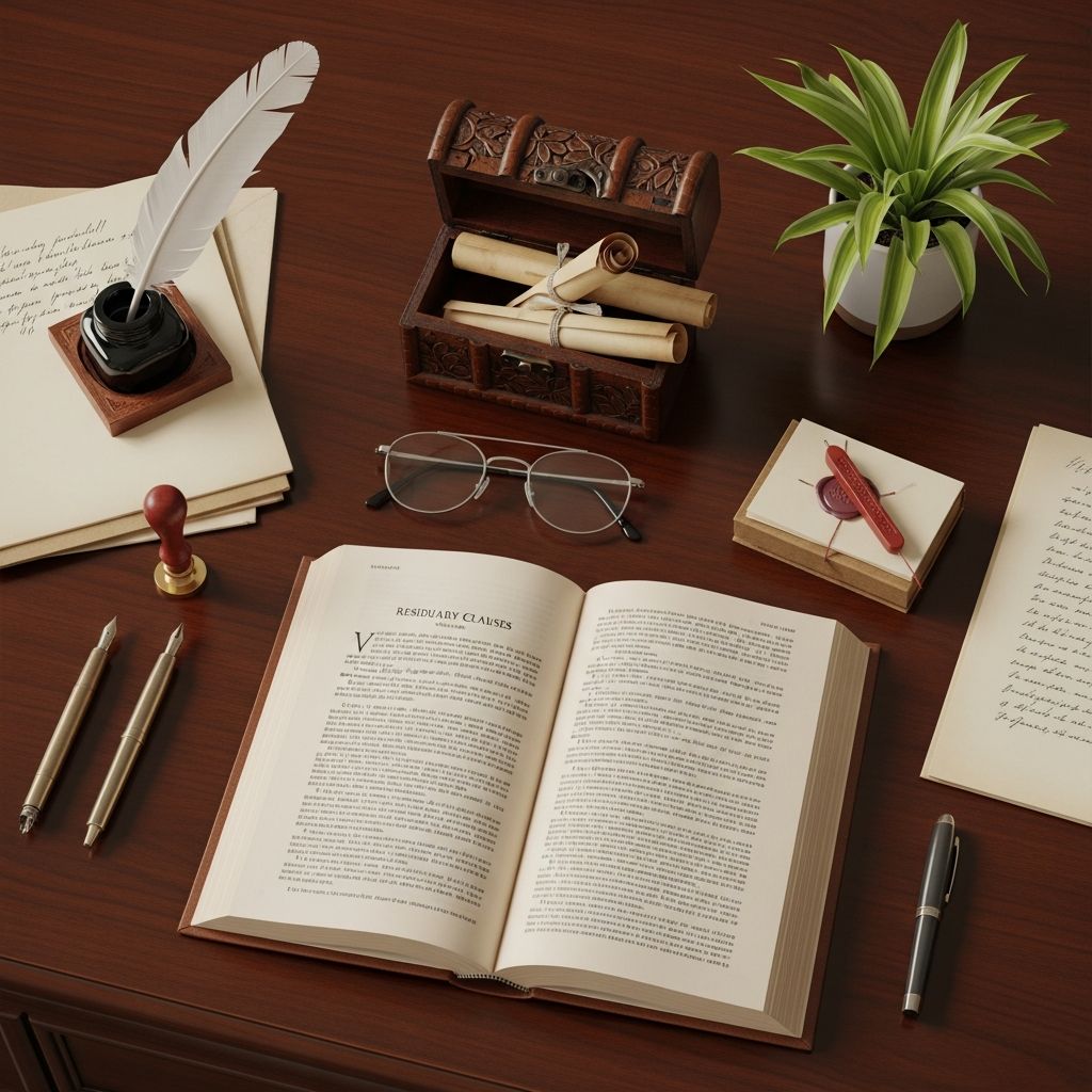 Unlock the power of residuary clauses: Safeguard your trust assets, avoid probate pitfalls, and ensure your legacy endures as intended.