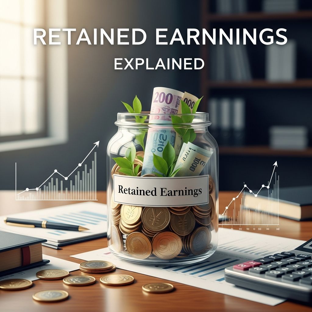 Master retained earnings: definition, calculation, importance, and strategic use for business growth and financial analysis.