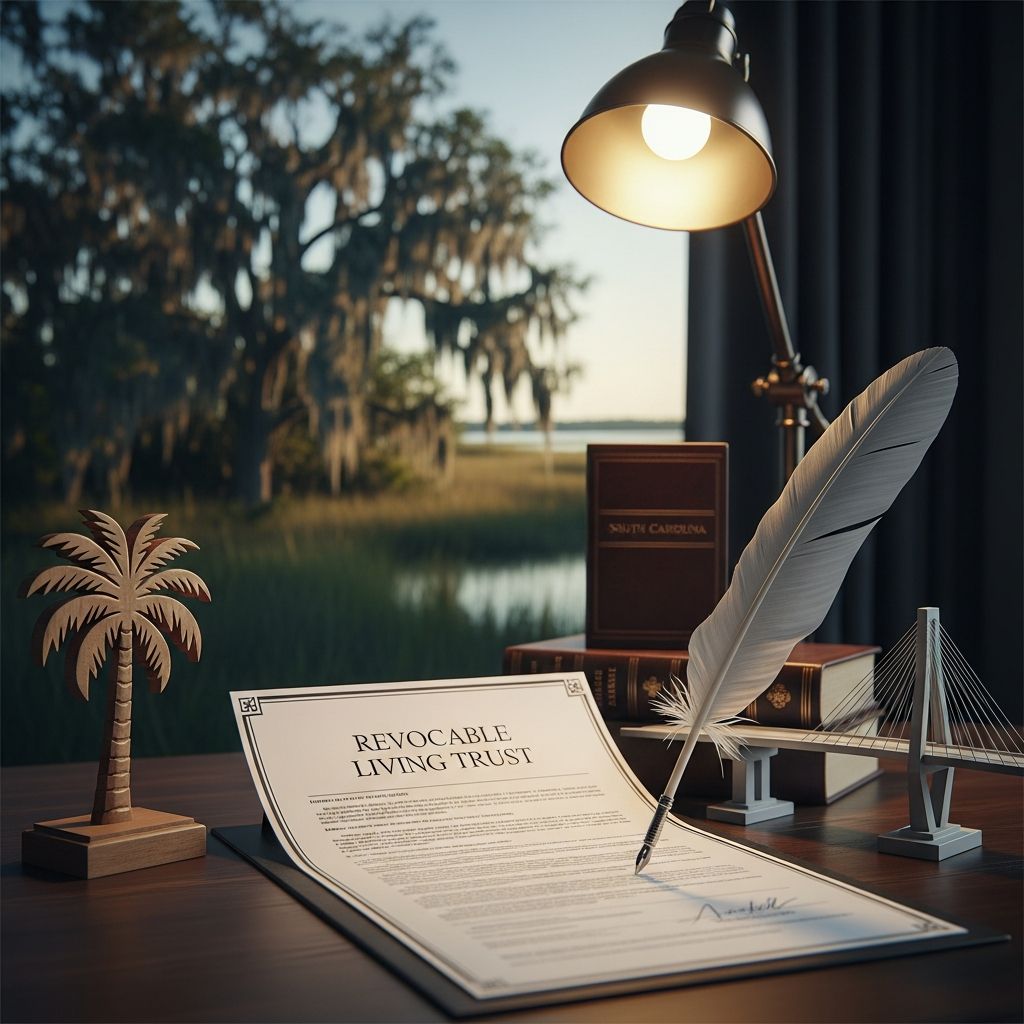 Comprehensive guide to forming a revocable living trust in South Carolina for seamless asset protection and probate avoidance.