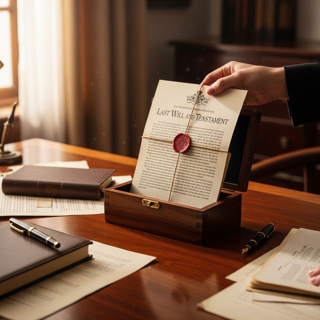Discover secure, accessible ways to store your will, protecting your legacy from loss, damage, or disputes.
