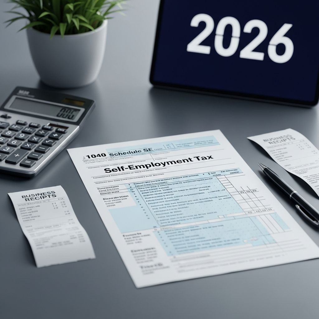 Master self-employment tax in 2026: rates, calculations, deductions, and proven strategies to minimize your tax burden effectively.