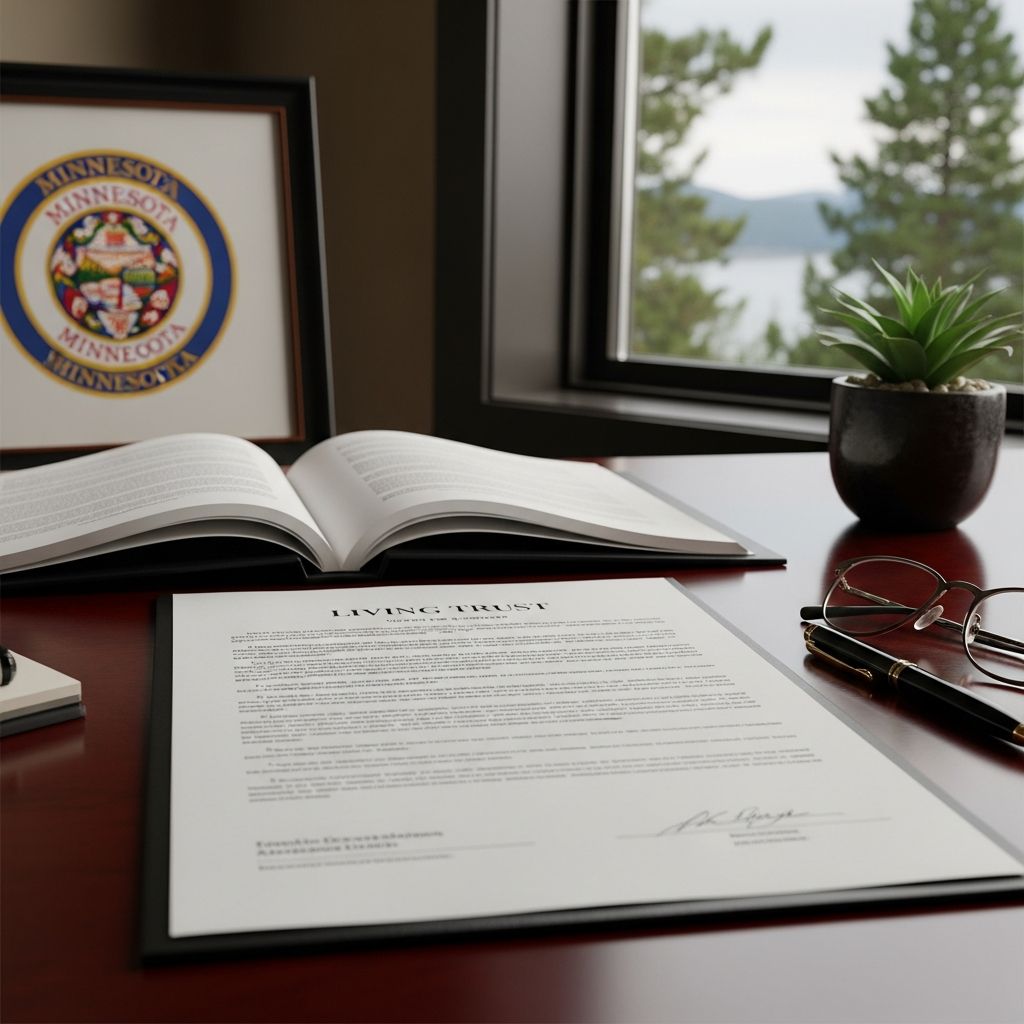 Comprehensive guide to establishing a living trust in Minnesota for seamless asset protection and probate avoidance in 2026.