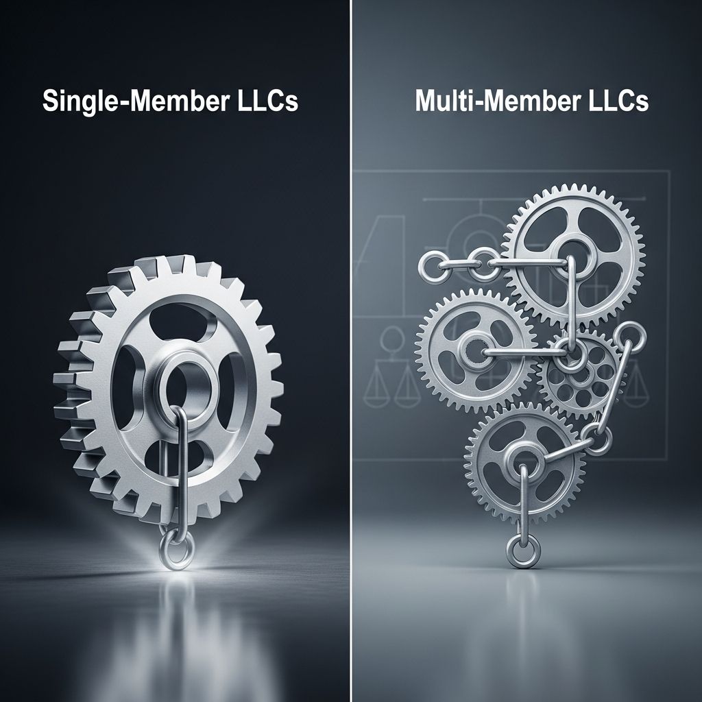 Discover critical differences between single-member and multi-member LLCs to select the ideal structure for your business needs and growth.