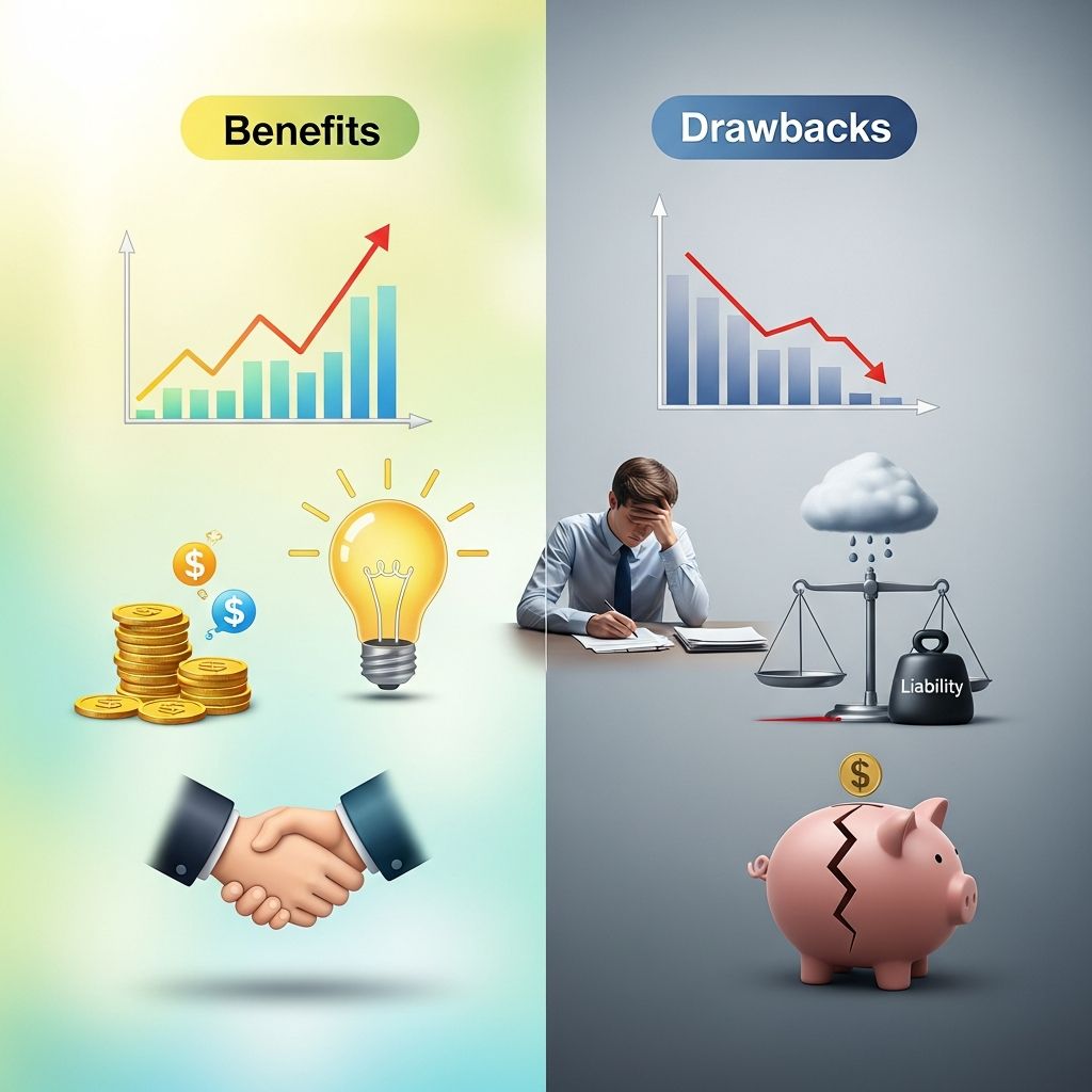 Sole Proprietorship Benefits and Drawbacks Discover the key benefits like full control and easy setup, plus major risks of sole proprietorships for small business owners.
