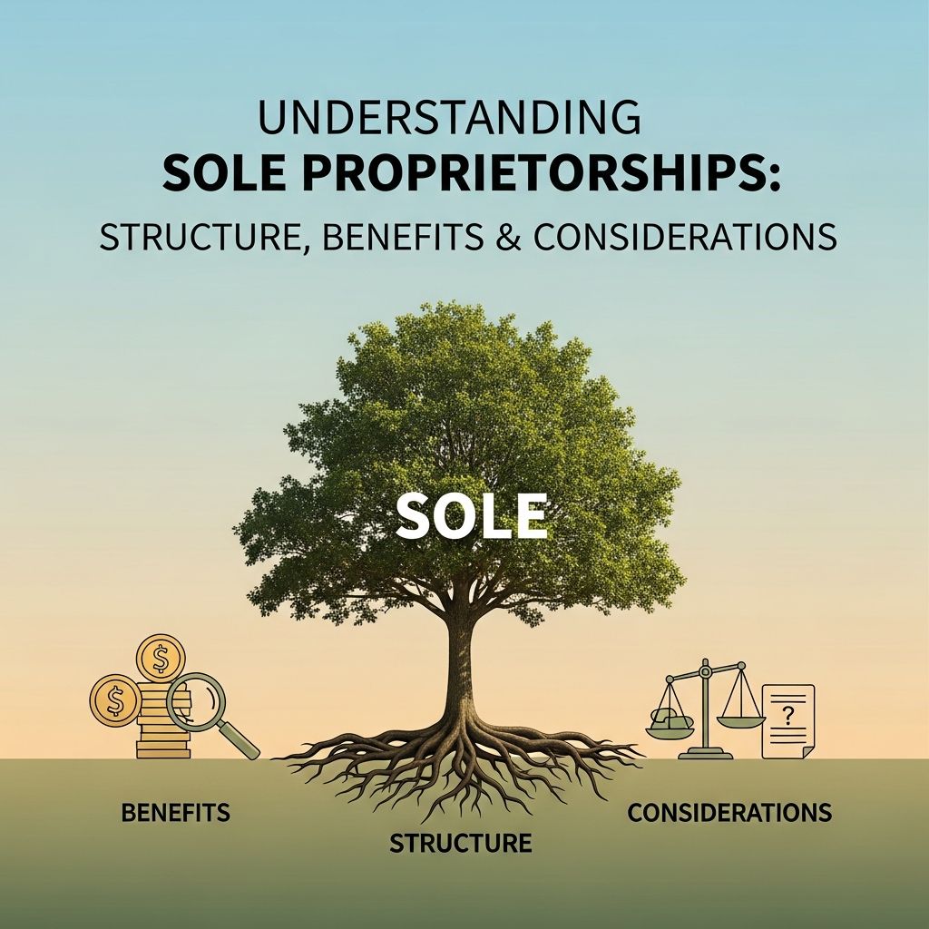 A comprehensive guide to sole proprietorships, from formation to tax obligations and personal liability.