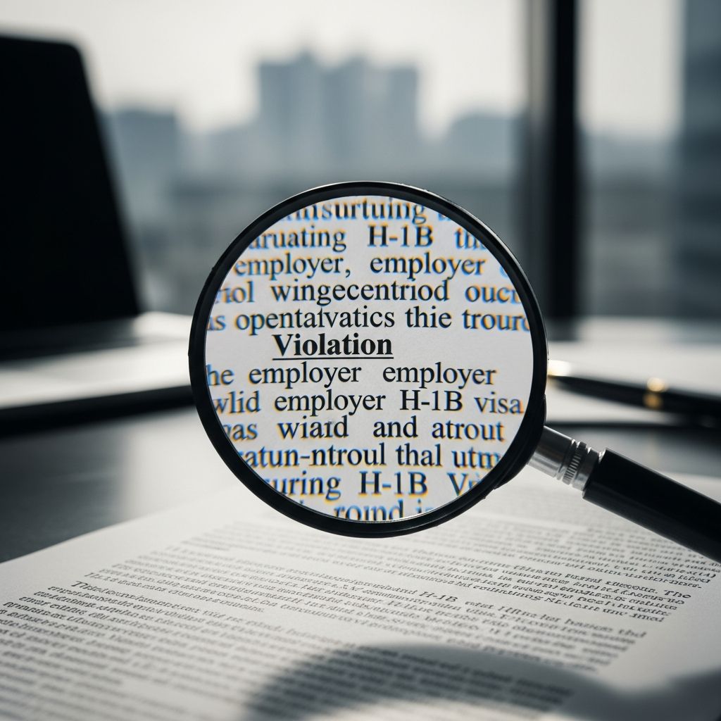 Learn to identify signs of H-1B visa misuse by employers and understand safe reporting channels to protect workers and ensure compliance.