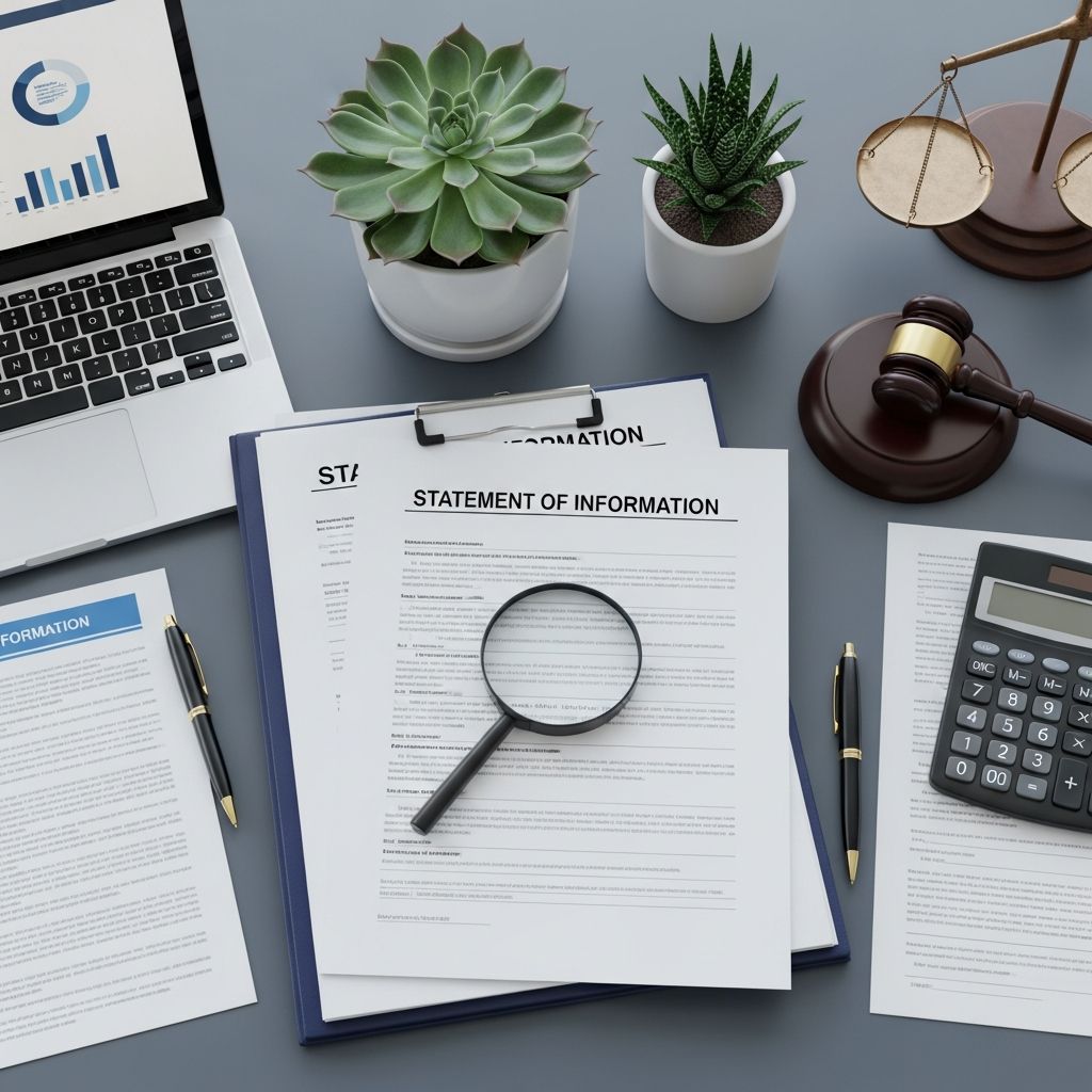 Master the essentials of Statement of Information filings to keep your business compliant, avoid penalties, and maintain good standing with state authorities.