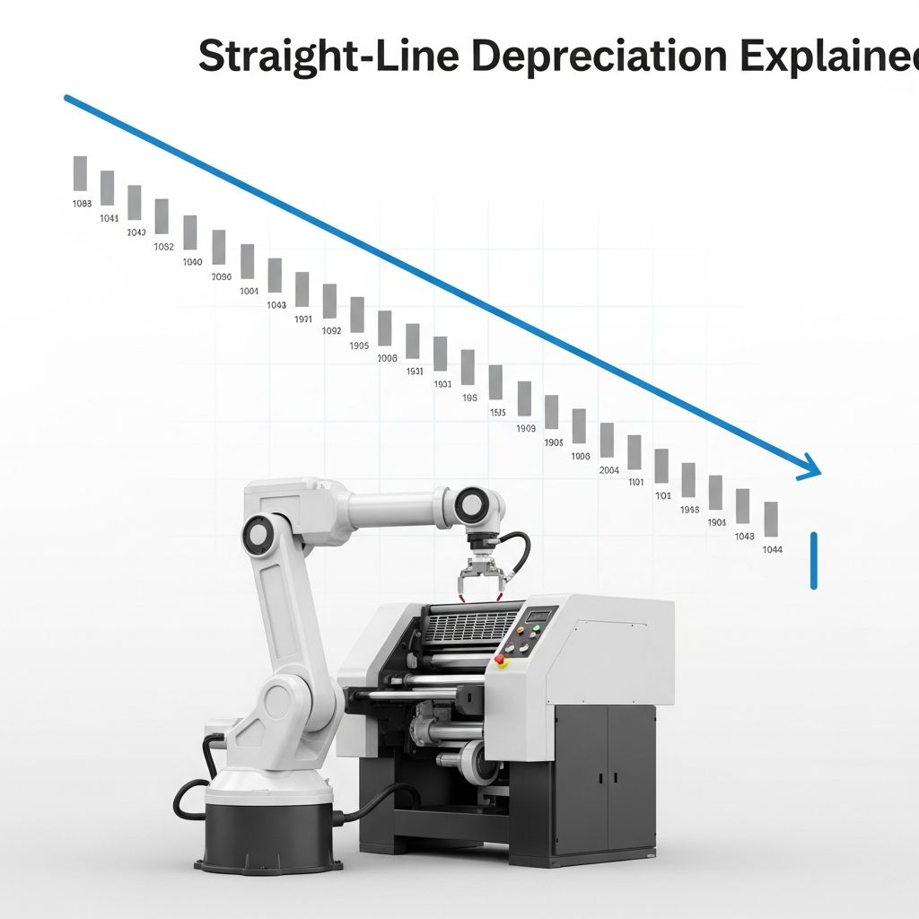 Master straight-line depreciation: the simplest method for allocating asset costs evenly over time to optimize financial reporting and tax strategies.