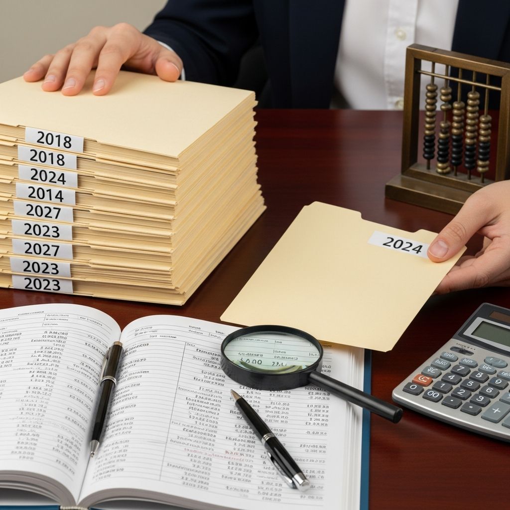 Discover IRS-recommended periods for keeping tax returns, receipts, and documents to stay audit-ready and compliant.