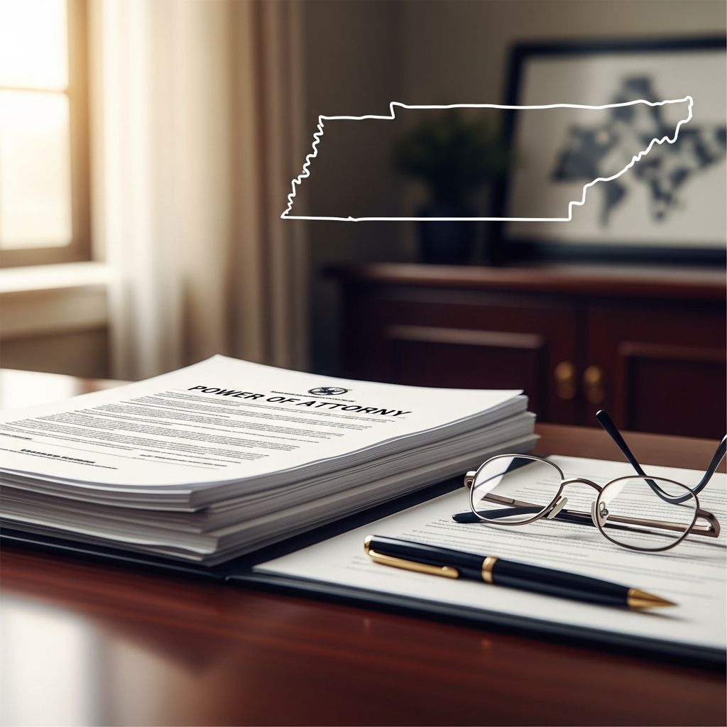 Master Tennessee POA laws: Create durable financial and healthcare powers with confidence for secure future planning.