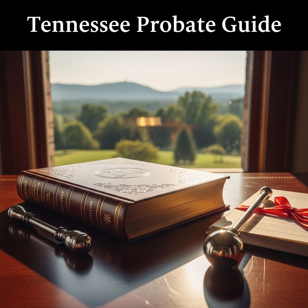 Comprehensive guide to navigating Tennessee probate: timelines, processes, avoiding pitfalls, and legal requirements for estates.