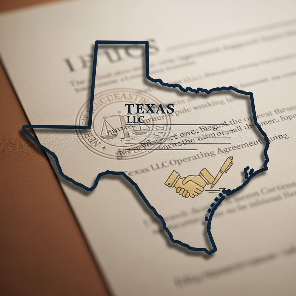 Essential guide to creating, customizing, and using a Texas LLC operating agreement for maximum protection and efficiency.
