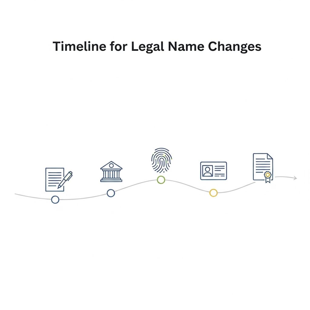 Understand the complete timeline and steps for legally changing your name, from filing to updating all records nationwide.