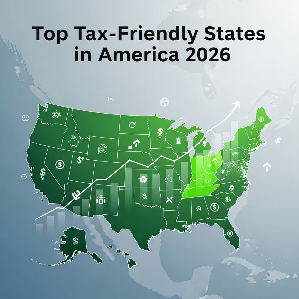 Discover the best U.S. states for minimizing taxes on income, property, sales, and retirement in 2026 for families, businesses, and retirees.