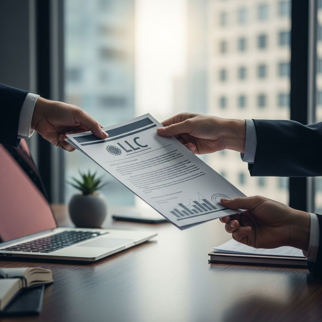 Master the process of transferring LLC ownership with our detailed guide covering legal steps, documents, and tax implications for smooth transitions.