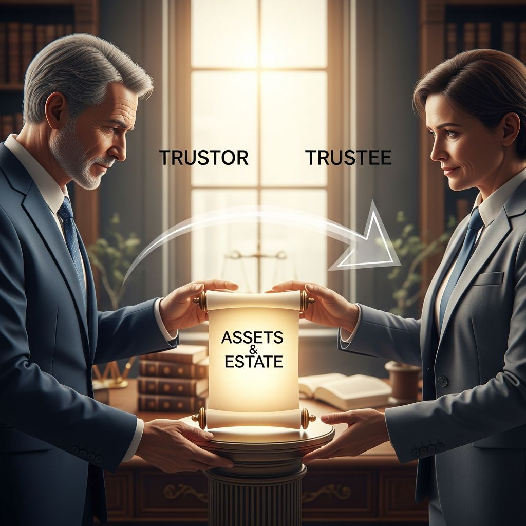 Trustor Vs Trustee: Essential Roles And Differences Understand the distinct responsibilities of trustors and trustees in managing living trusts effectively for estate planning success.