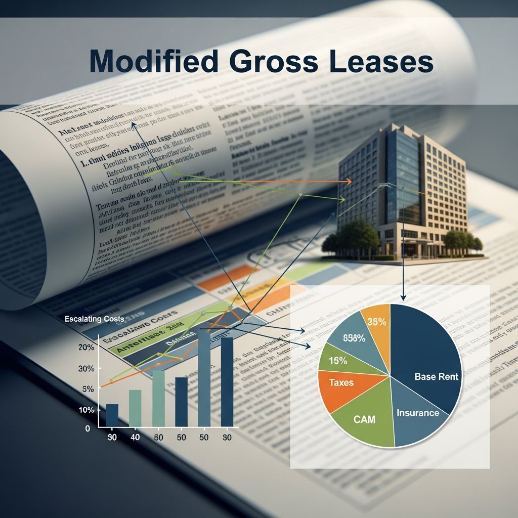 Discover the essentials of modified gross leases: a balanced approach to sharing costs in commercial real estate for tenants and landlords alike.