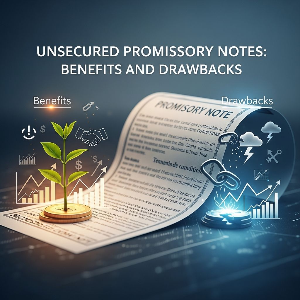 Discover the advantages and risks of unsecured promissory notes for quick loans without collateral in personal and business lending.