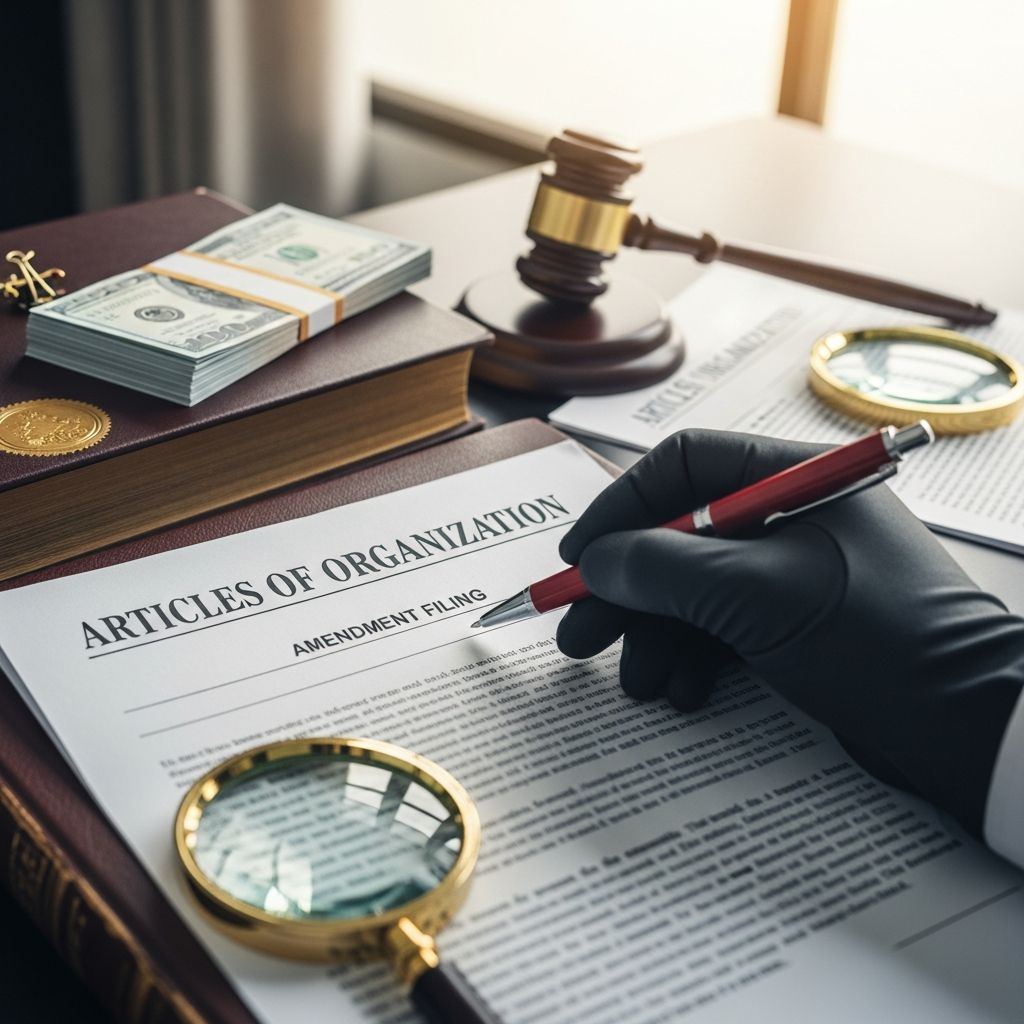 Master the process of amending your LLC's formation documents to keep your business compliant and adaptable to growth.