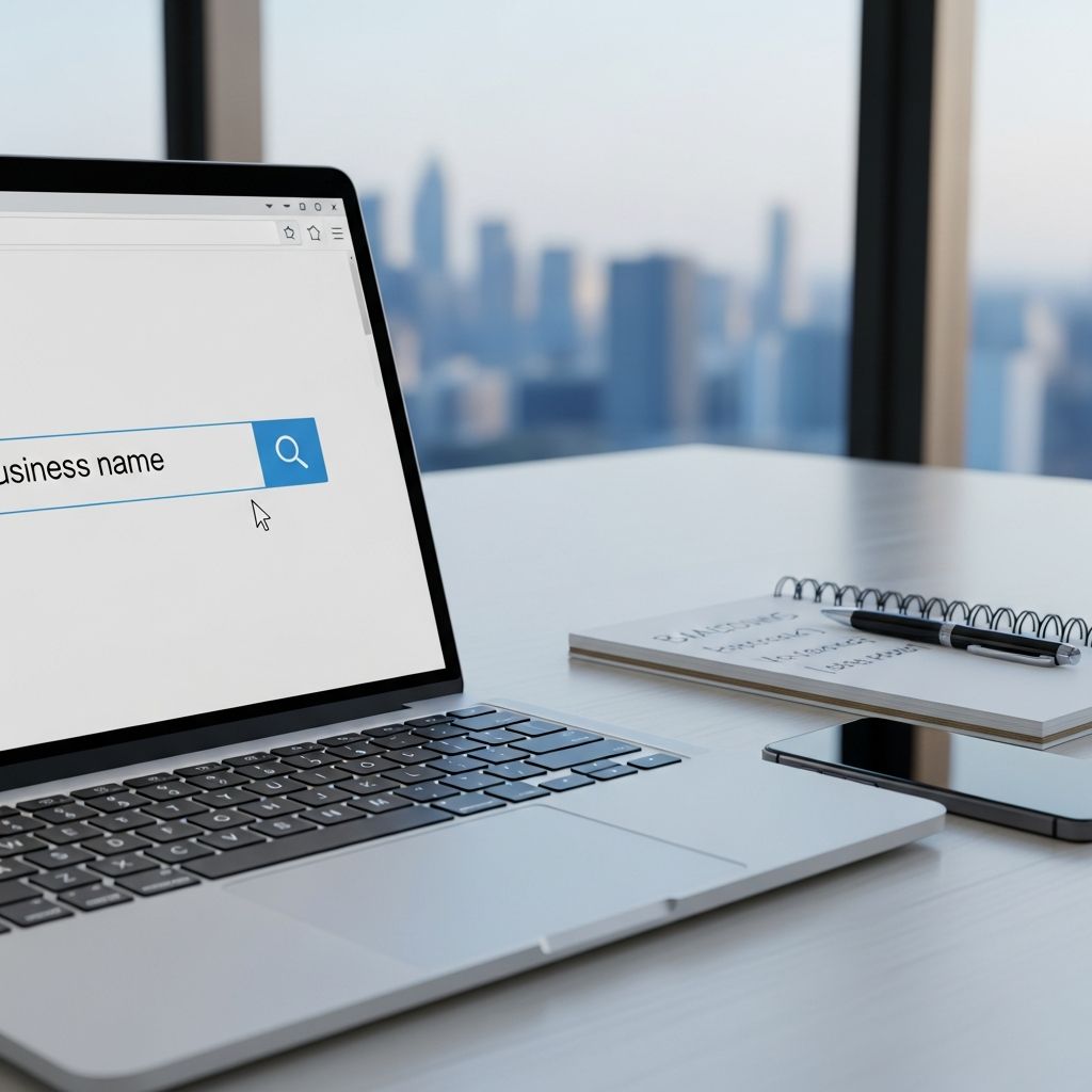 Comprehensive guide to checking if your business name is available across state registries, trademarks, domains, and social media platforms.