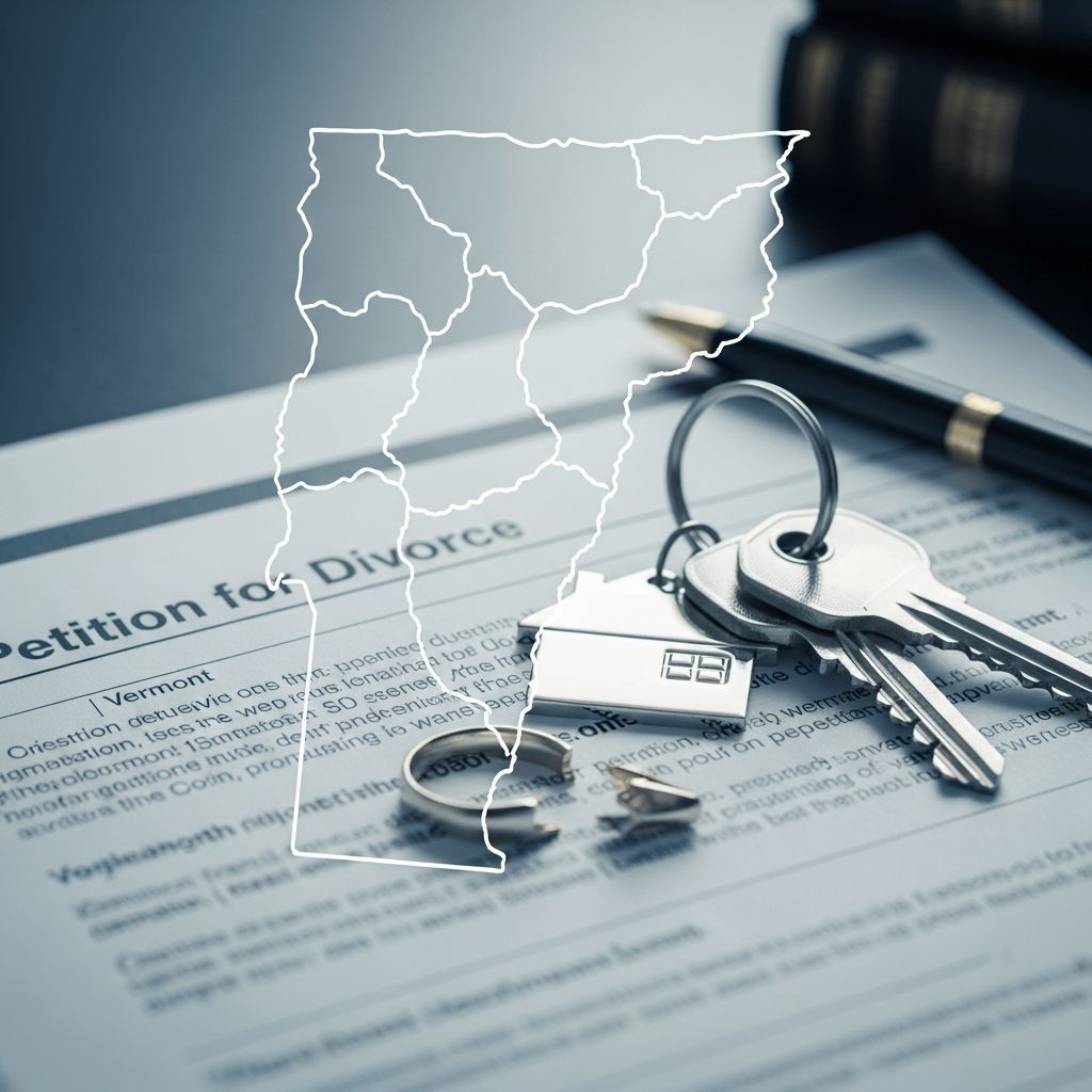 Navigate Vermont's divorce requirements with clarity on residency, grounds, forms, and procedures.