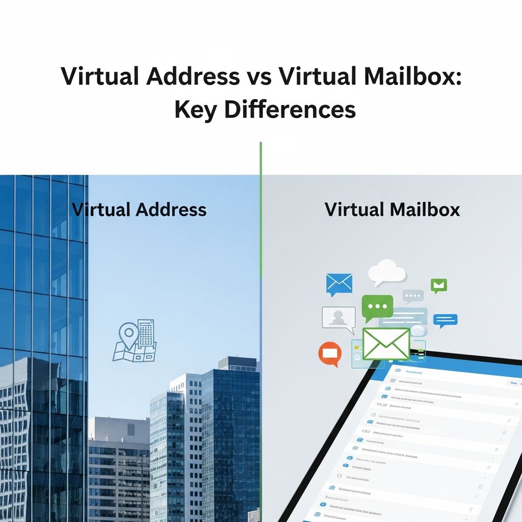 Understand the distinctions between virtual addresses and virtual mailboxes to select the ideal solution for your business privacy, mail management, and professional image.