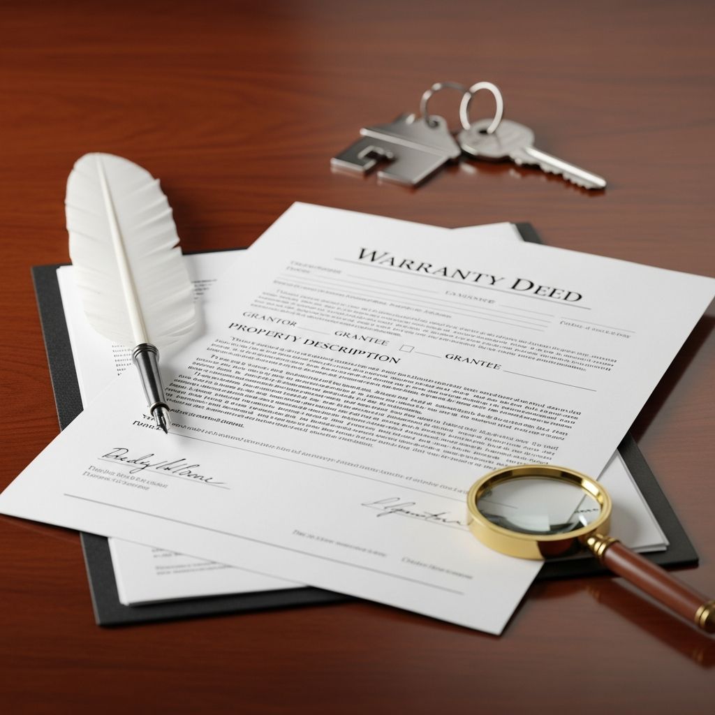 Master warranty deeds: Essential protection for property buyers and secure ownership transfers.