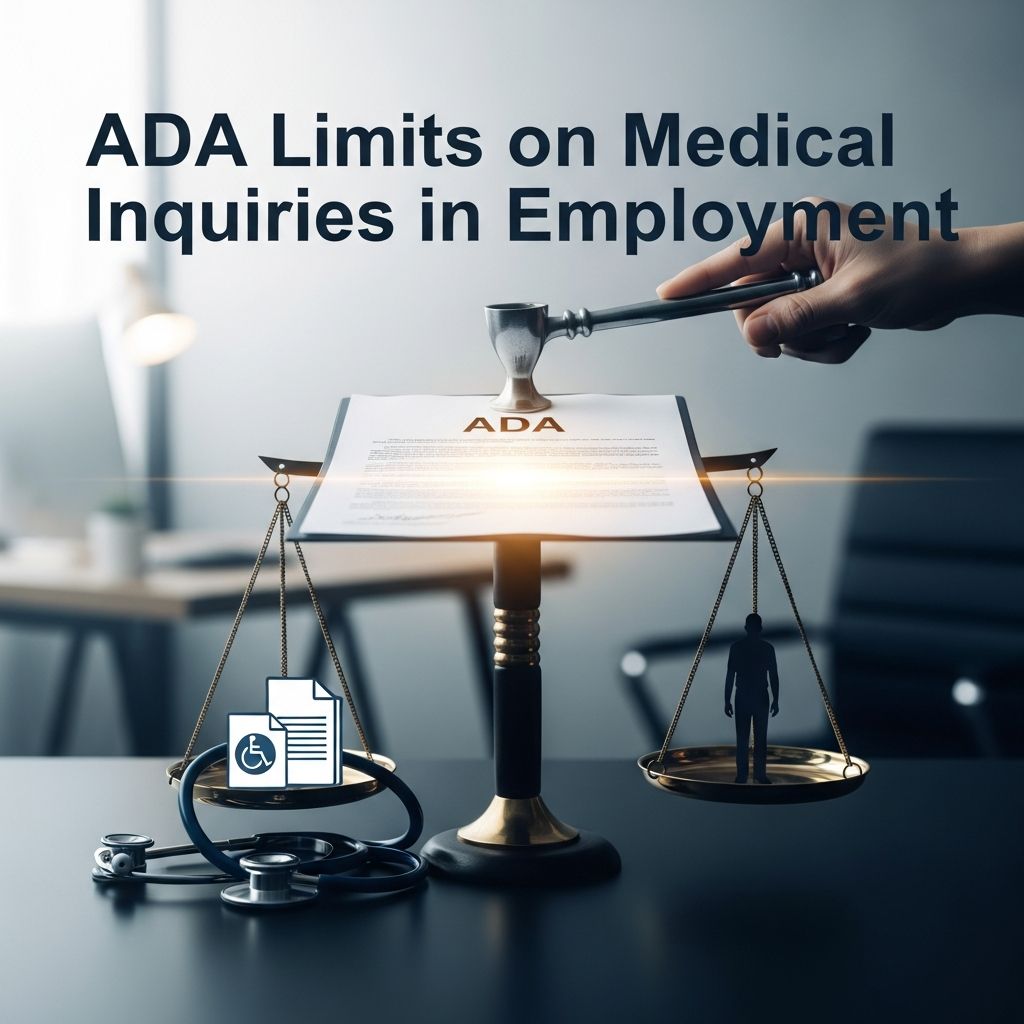 Understand ADA restrictions on employer medical questions to avoid violations and ensure workplace compliance.