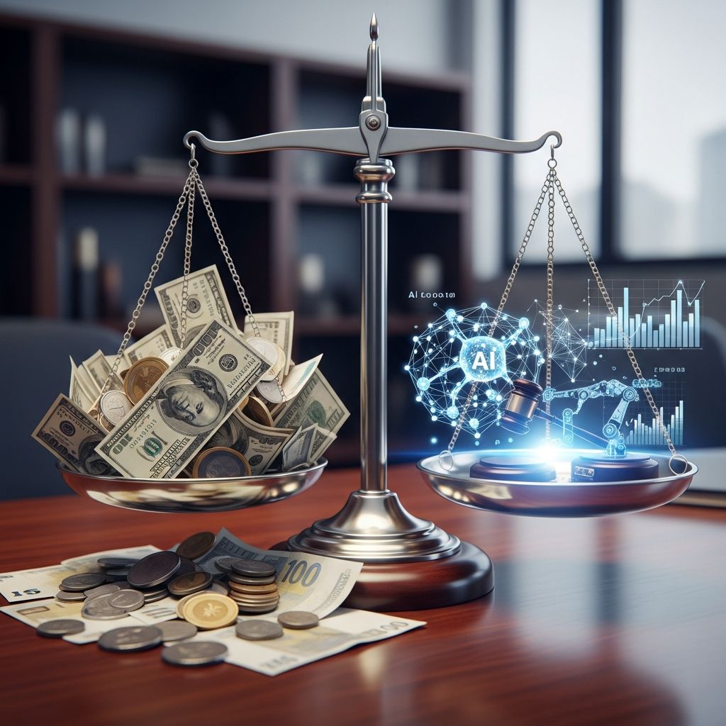 Explore the true financial implications of implementing artificial intelligence solutions in modern law firms.