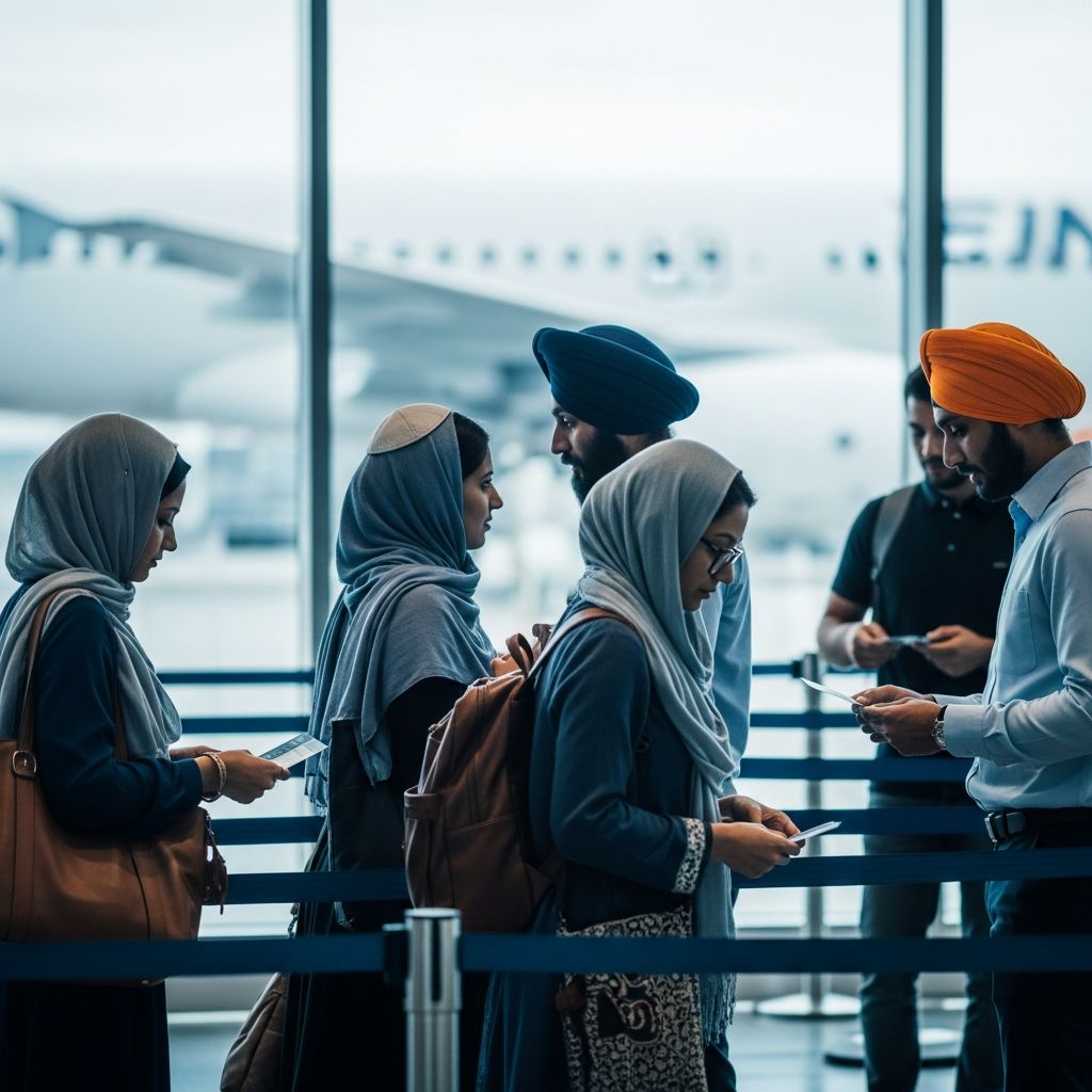 Exploring whether airlines can mandate removal of religious clothing amid security and freedom debates.