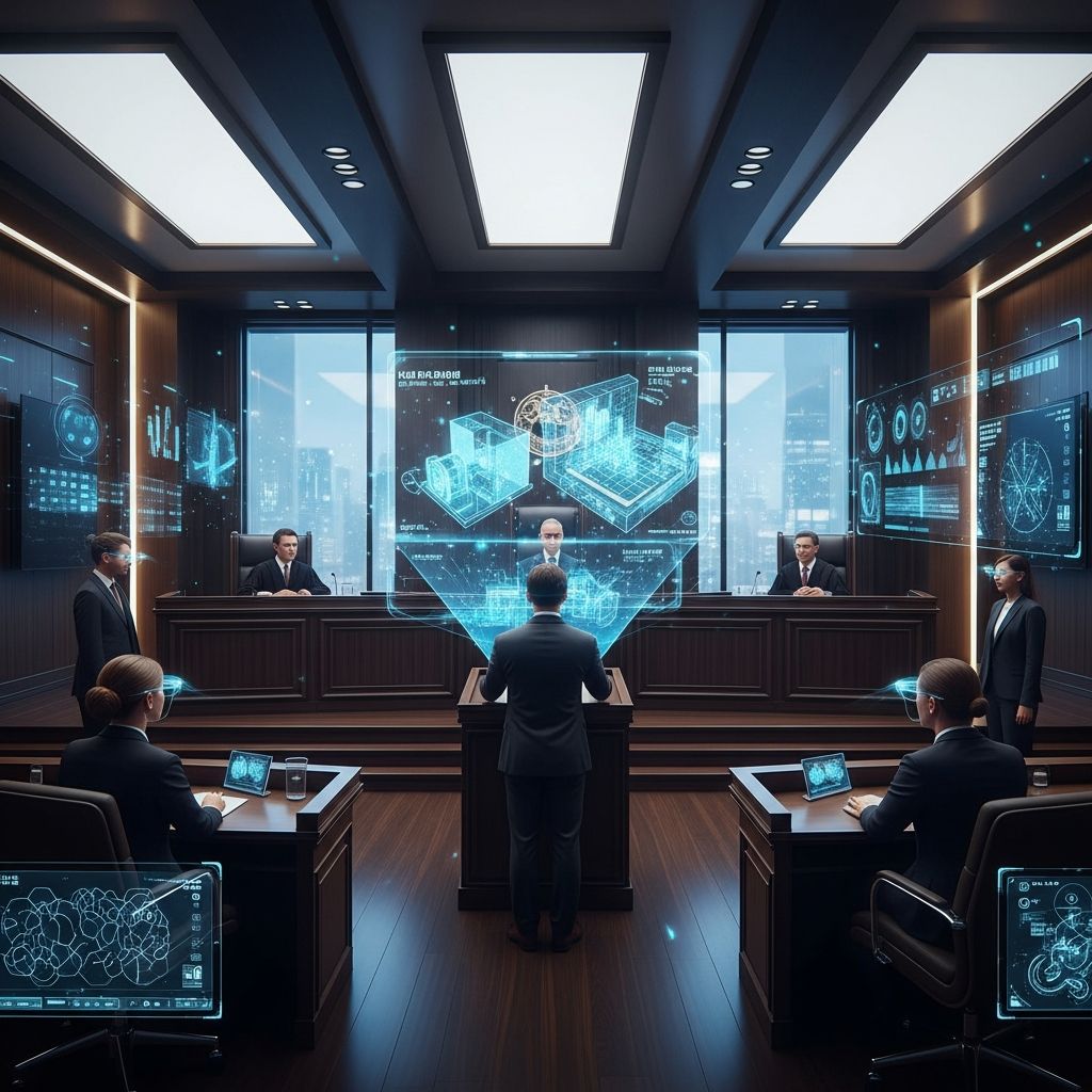 Discover how AR and VR are revolutionizing evidence presentation, juror engagement, and judicial outcomes in modern litigation.