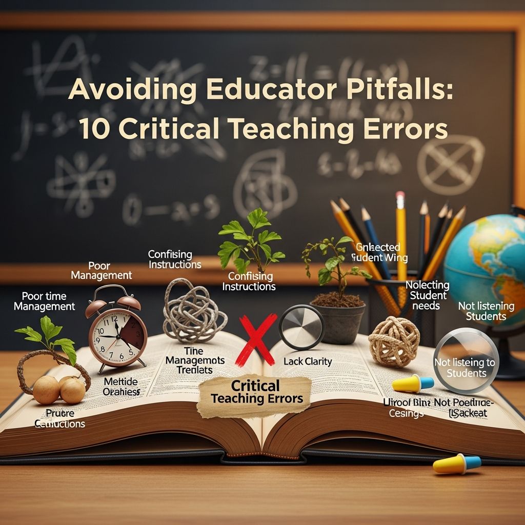 Discover 10 common teaching mistakes that undermine student success and classroom harmony, with practical strategies to foster effective learning environments.
