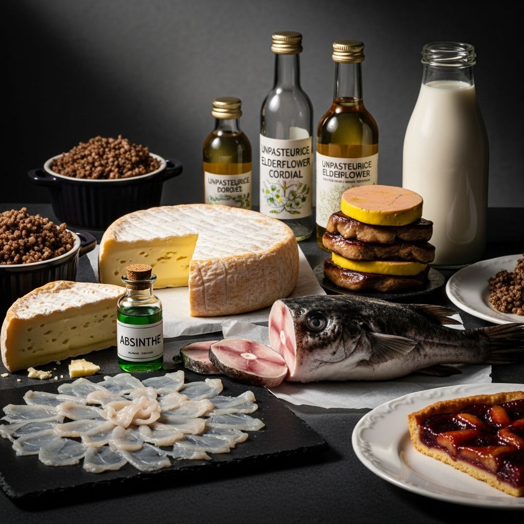 Discover the surprising foods outlawed in the US, from cultural delicacies to health risks, and the laws behind them.