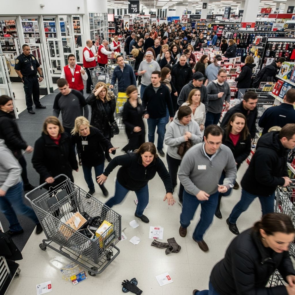 Essential strategies to protect yourself from crowds, slips, theft, and scams during Black Friday shopping sprees.