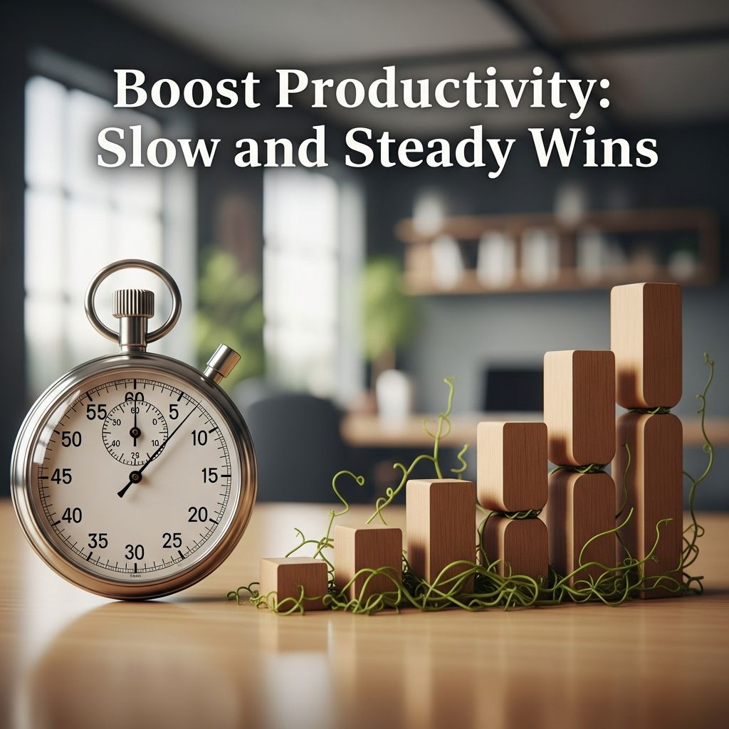 Discover how embracing a slower pace can dramatically increase your output, reduce stress, and lead to sustainable success in work and life.