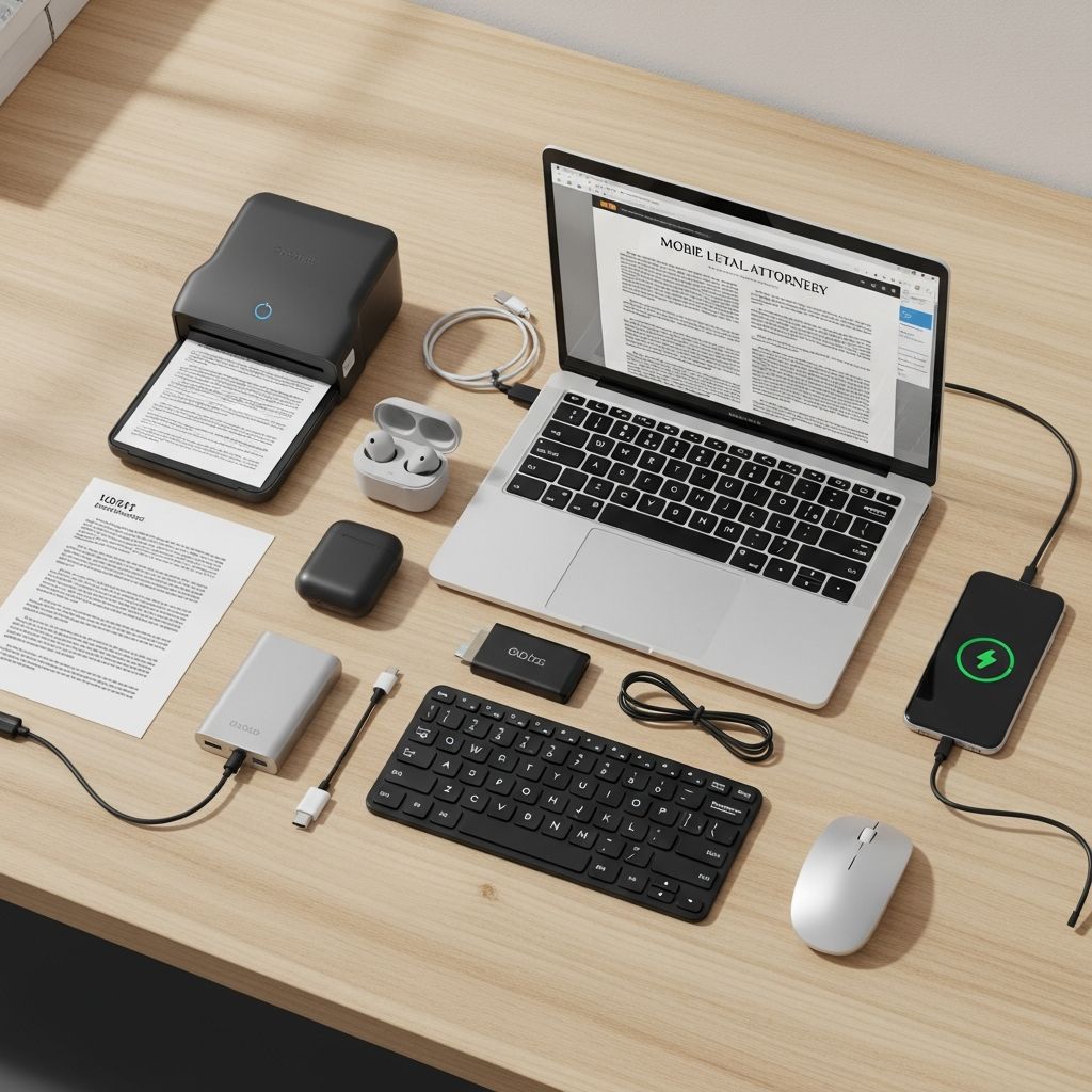Discover affordable gadgets that boost productivity and streamline workflows for lawyers constantly on the move.