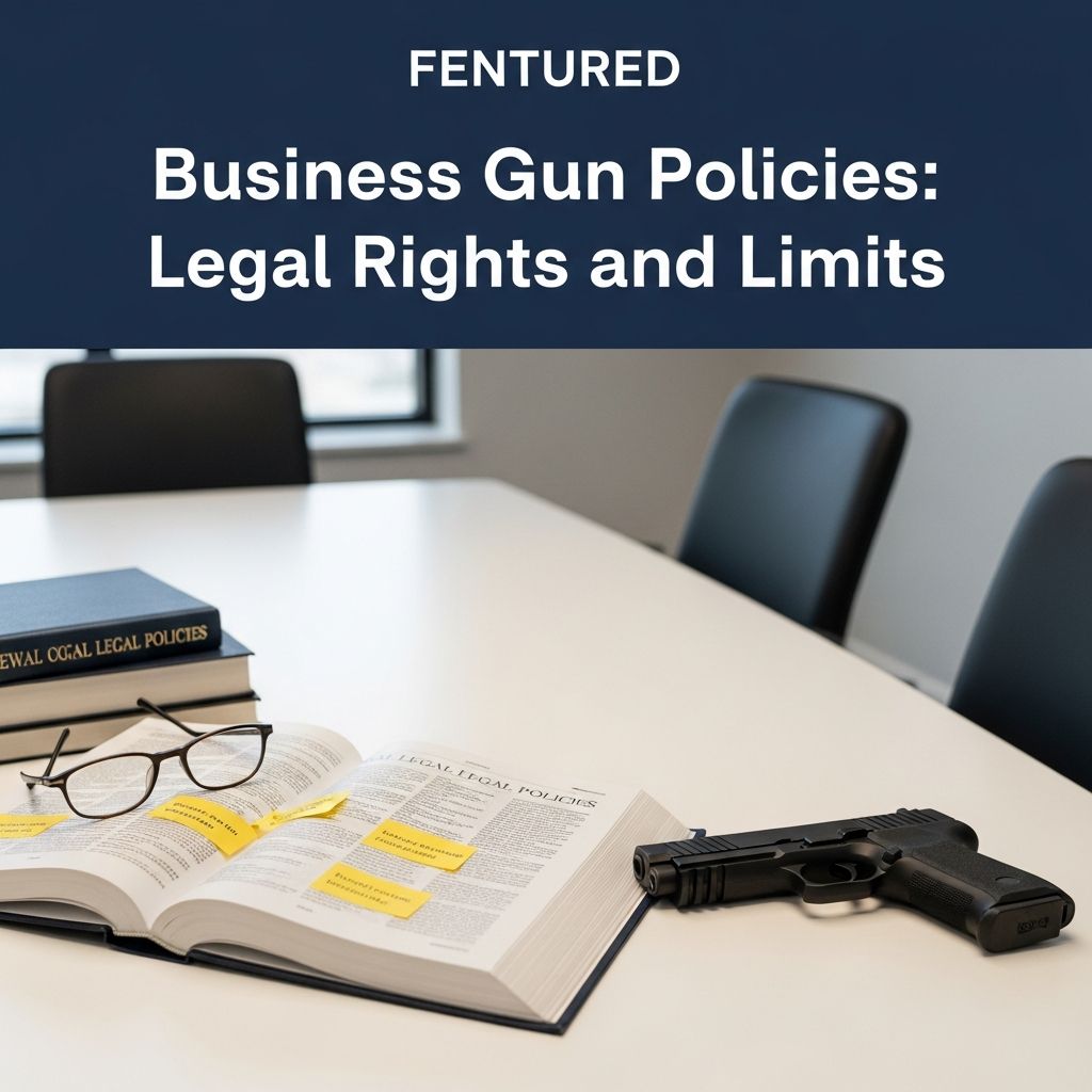 Navigate the complex landscape of firearm restrictions on private property for business owners across U.S. states.