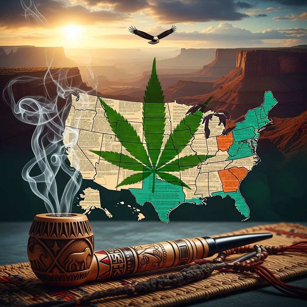 Exploring tribal sovereignty in cannabis regulation amid federal restrictions and state variations.