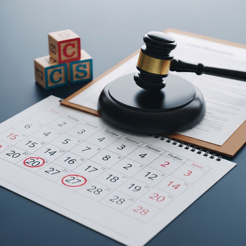 Understand time limits for starting or adjusting child support orders to protect your child's financial future effectively.