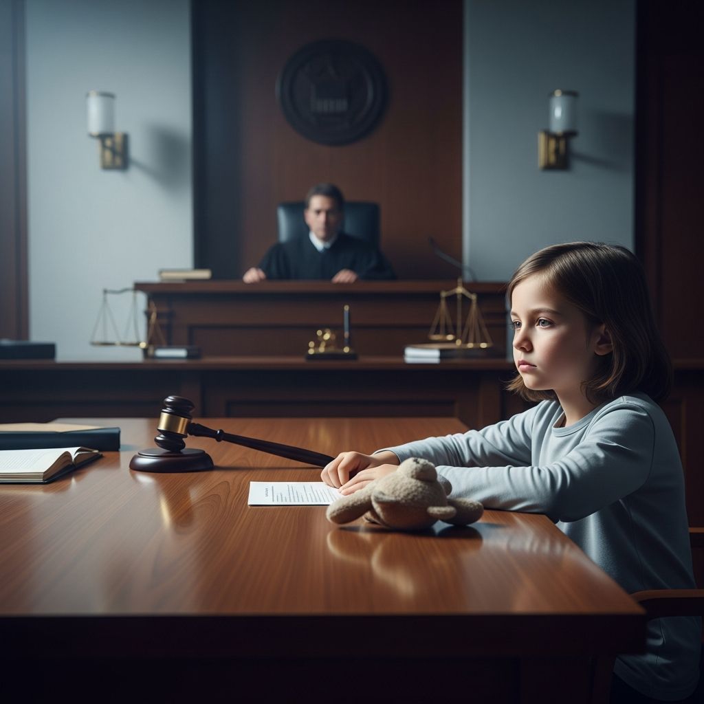 Exploring when and how children can testify in divorce cases, balancing legal needs with emotional protection for minors.