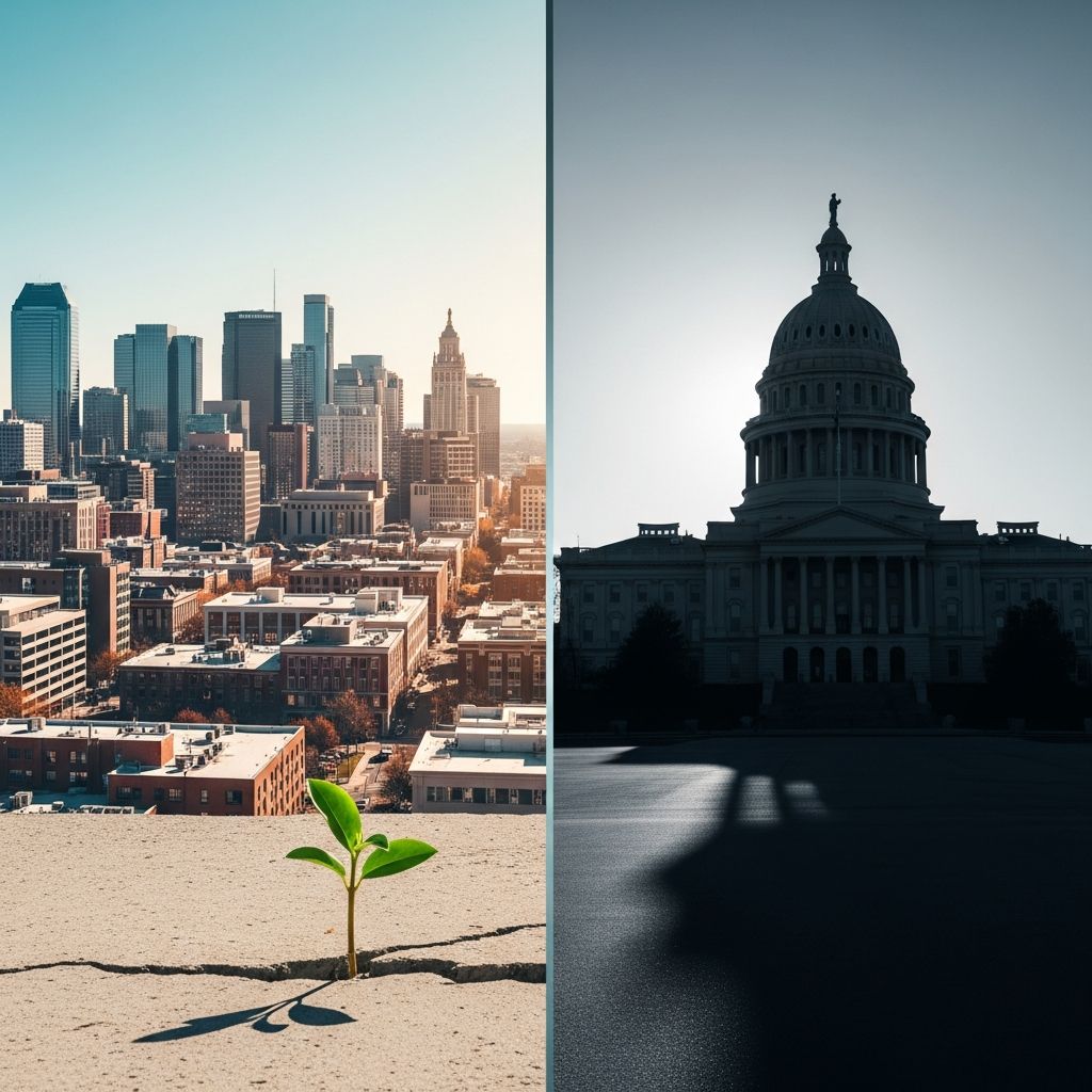 Exploring whether local governments can challenge state-level abortion restrictions in a post-Dobbs America.