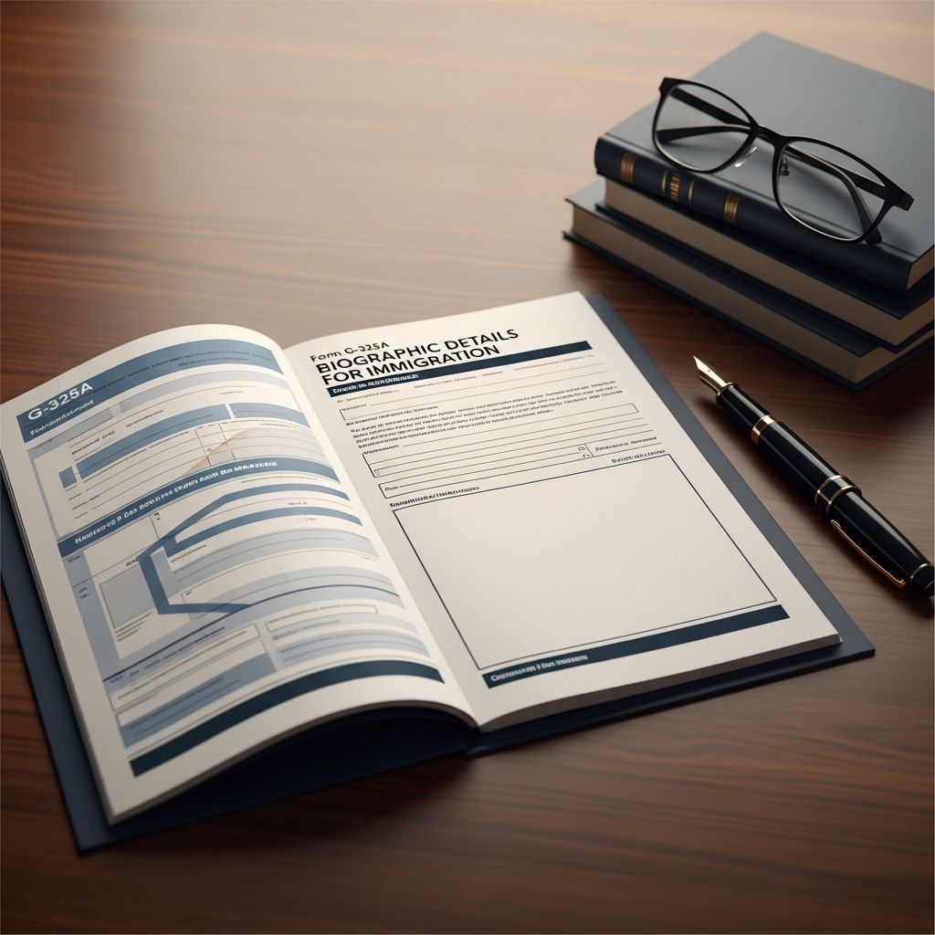 Master Form G-325A completion for USCIS deferred action requests with this detailed, step-by-step guide to biographical data.